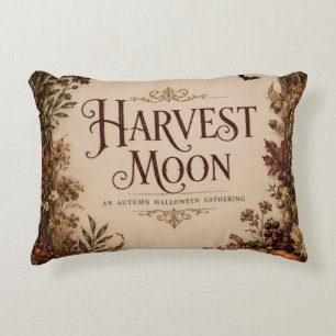 Halloween After Dark , Moody Candlelight Party Decorative Cushion