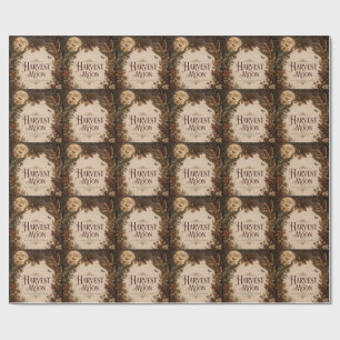Halloween After Dark , Moody Candlelight Party Wrapping Paper