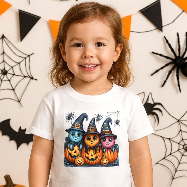 Halloween AI Spiders and Pumpkins Kids - Toddler T-Shirt (Creator Uploaded)