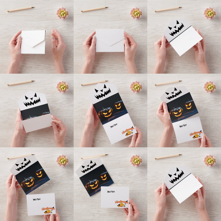 Halloween All In One Invitation