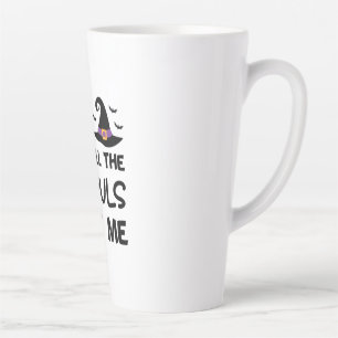 Halloween All The Ghouls Love Me Birthday Latte Mug