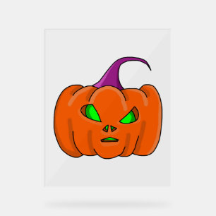 Halloween Alpaca Acrylic Sign