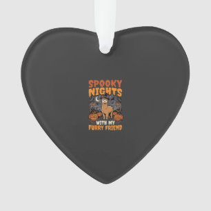 Halloween Alpaca Night Ornament