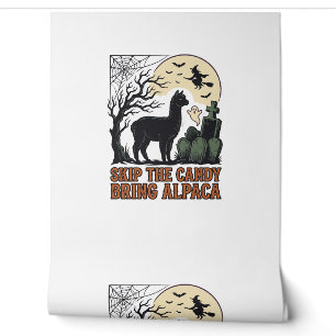 Halloween Alpaca Shirt Cute Spooky Vintage Animal Wallpaper
