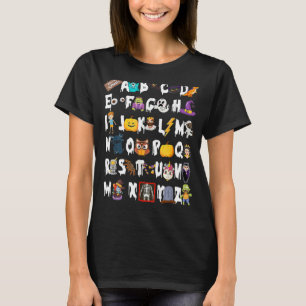 Halloween Alphabet ABCs Learning Kindergarten Teac T-Shirt