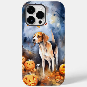 Halloween American English Foxhound With Pumpkins Case-Mate iPhone 14 Pro Max Case