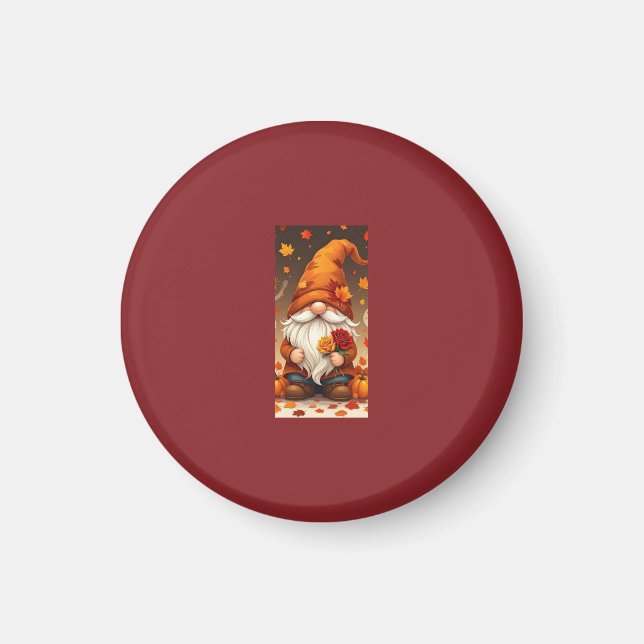 halloween and autumn greetings card magnet (Front)