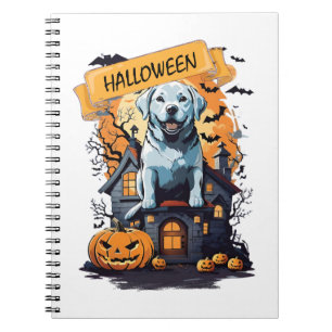 HALLOWEEN AND DOG NOTEBOOK