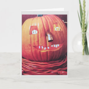 "HALLOWEEN" AND FALL A BEAUTIFUL TIME OF YEAR CARD