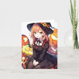 Halloween Anime D Card