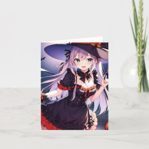 Halloween Anime S Holiday Card