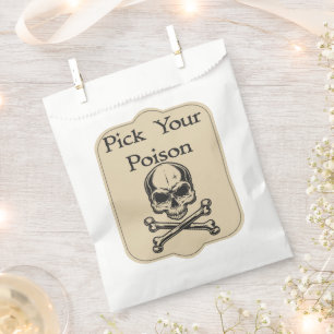 Halloween Apothecary Pick Your Poison Favour Bags