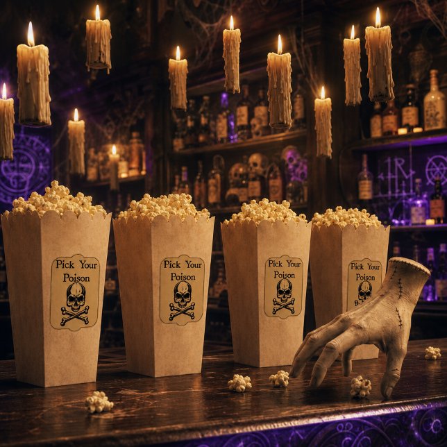 Halloween Apothecary Pick Your Poison Favour Box (Creator Uploaded)