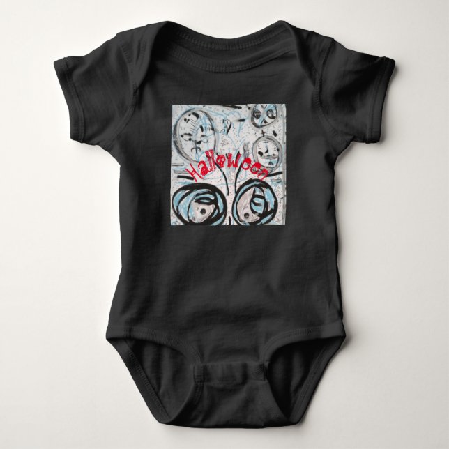 Halloween Art Collection Baby Bodysuit (Front)