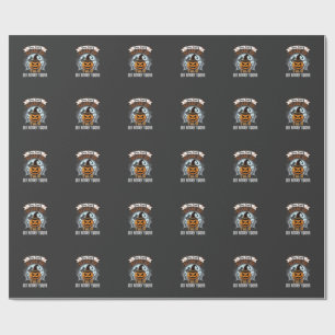 Halloween Art History Teacher Pumpkin Design Wrapping Paper