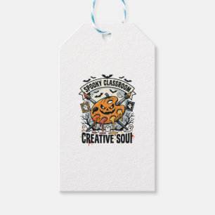 Halloween Art Teacher Spooky Classroom Gift Tags