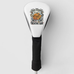 Halloween Art Teacher Spooky Classroom Golf Head Cover