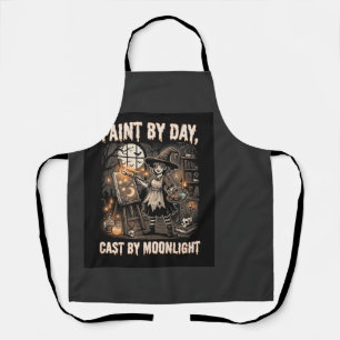 Halloween Artist Witch Magic Apron