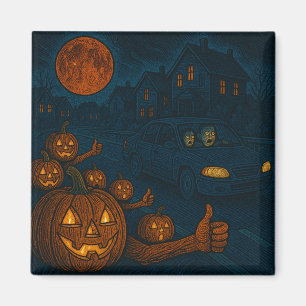 Halloween auto stop magnet