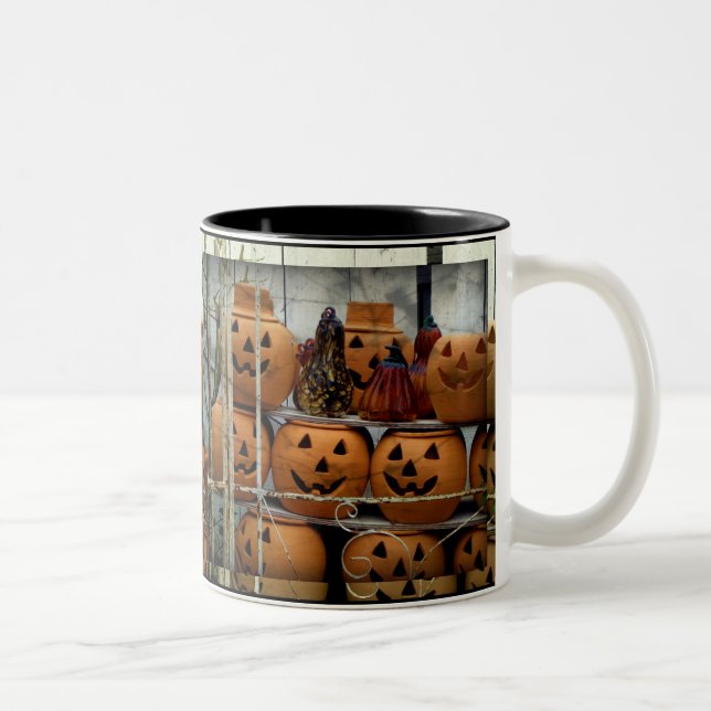Halloween/Autumn Beverage Mug -  Pumpkins (Right)