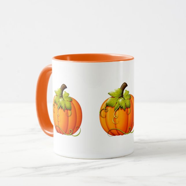 Halloween/Autumn Pumpkin Mug (Front Left)