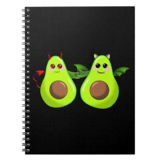 Halloween Avocado friends Notebook