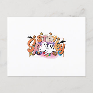 Halloween Awesome Stay Spooky Birthday Postcard