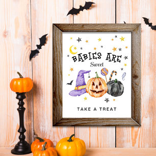 Halloween Babies Are Sweet Poster