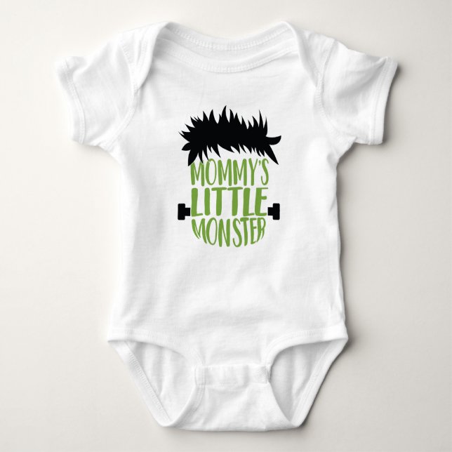 Halloween Baby Bodysuit - Mummy's Little Monster (Front)