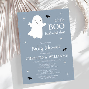 Halloween Baby Boy Shower Invitation