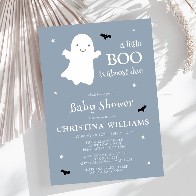 Halloween Baby Boy Shower Invitation (Creator Uploaded)