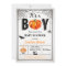 Halloween baby boy shower invitation. It's a boy