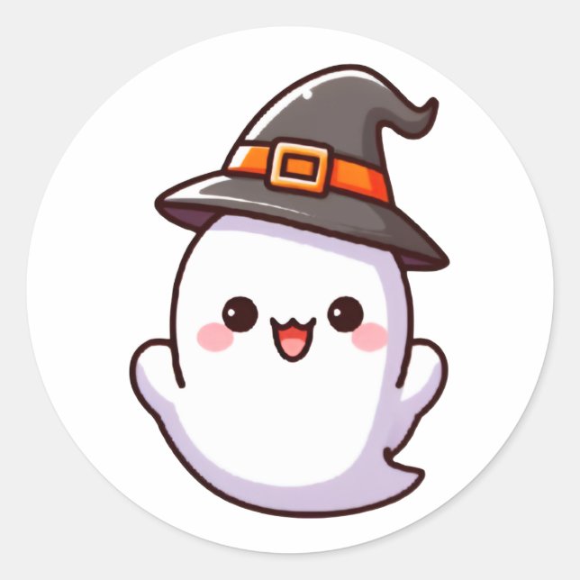 Halloween Baby Ghost Sticker (Front)