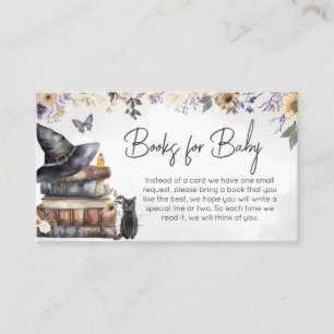 Halloween Baby is Brewing Baby Books for Baby Enclosure Card