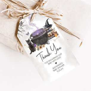 Halloween Baby is Brewing Baby Shower Favour Tags