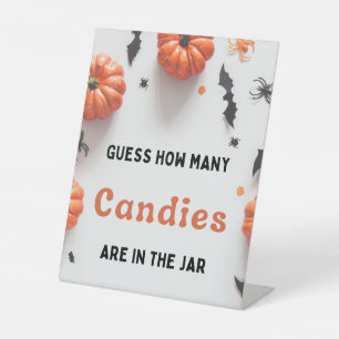 Halloween Baby Shower A Little Boo Invitation Pedestal Sign