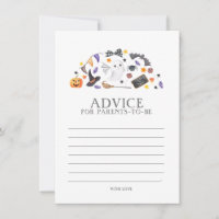 Halloween Baby Shower, Advice for Parents-to-be