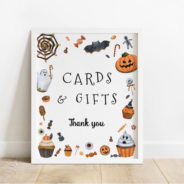 Halloween Baby Shower Cards and Gifts Poster (Creator Uploaded)