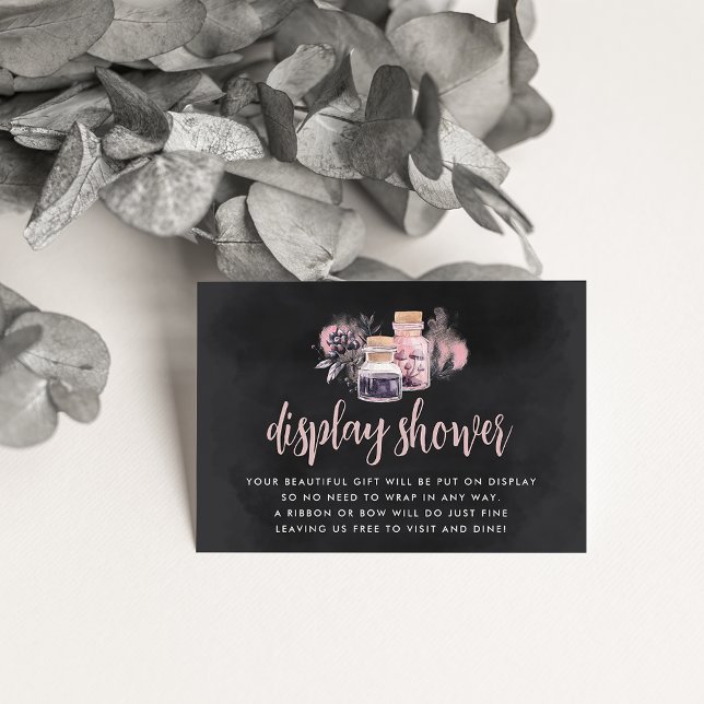 Halloween Baby Shower Display Shower Enclosure Card (Creator Uploaded)