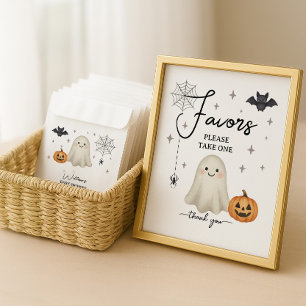 Halloween Baby Shower Favor Bag