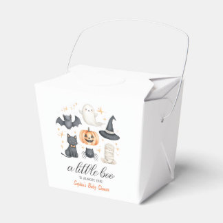 Halloween Baby Shower Favour Box A Little Boo Is