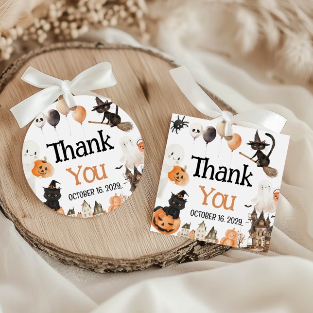 Halloween Baby Shower Favour Tags (Creator Uploaded)