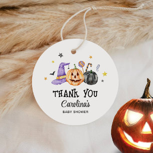 Halloween Baby Shower Favour Tags