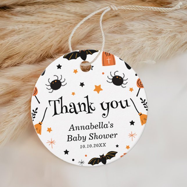 Halloween Baby Shower Favour Tags (Creator Uploaded)