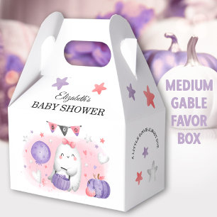 Halloween Baby Shower Girl Cute Medium Gable Favour Box