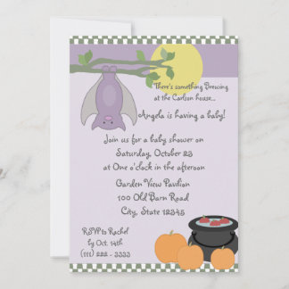 Halloween Baby Shower Invitation