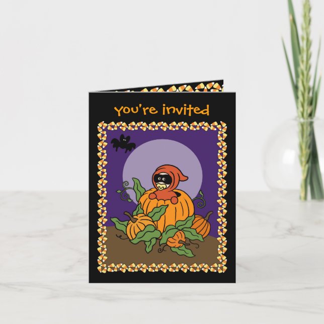 Halloween baby Shower Invitation (Front)