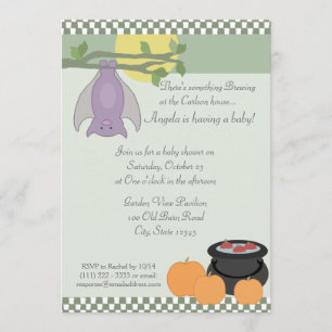 Halloween Baby Shower Invitation