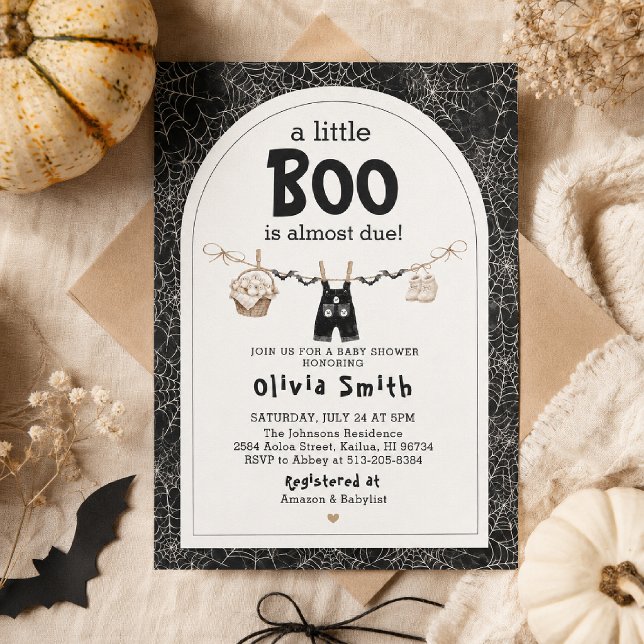Halloween baby shower invitation (Creator Uploaded)