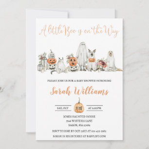 Halloween Baby Shower Invitation